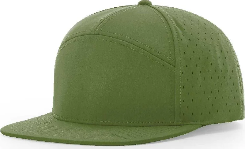 Vintage-Inspired Newsboy Hat-Richardson 169 Cannon Caps - Basil Green