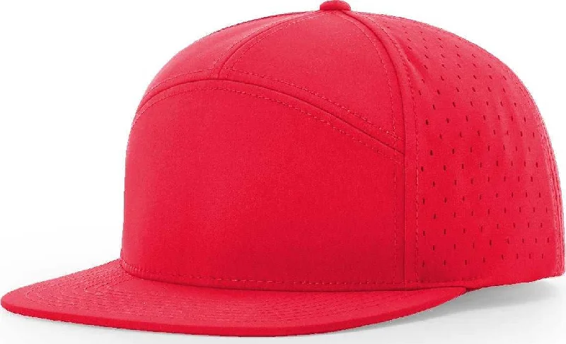 Weatherproof Outdoor Hat-Richardson 169 Cannon Caps - Claret Red