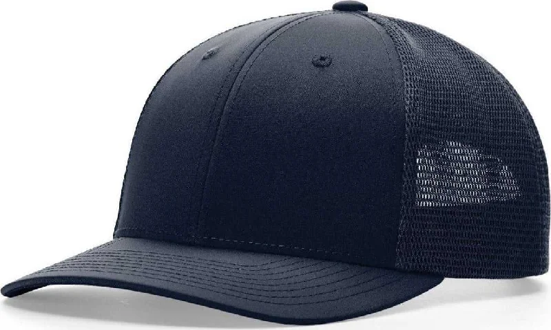 Ultra-Warm Insulated Hat-Richardson 174 Performance Trucker Caps - Navy