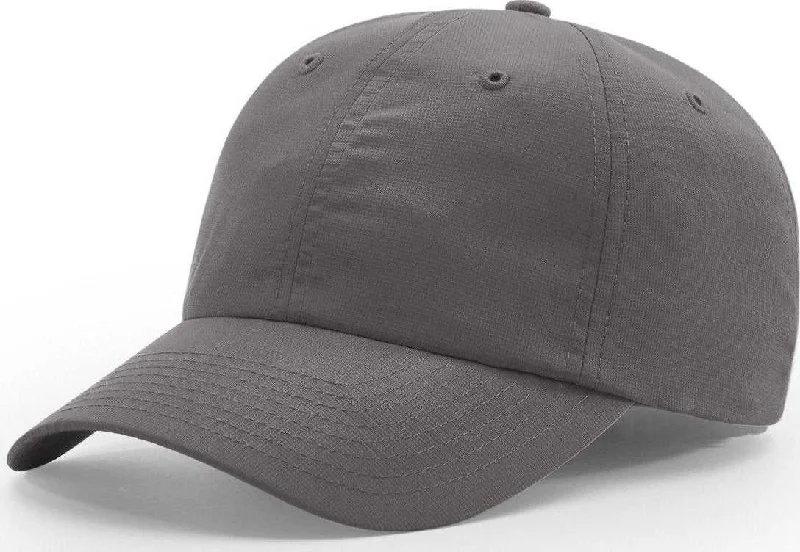 Eco-Friendly Bamboo Hat-Richardson 220 Relaxed Lite Caps- Charcoal