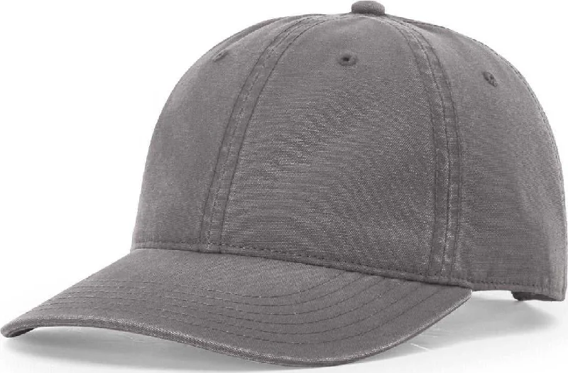 Retro Color Block Hat-Richardson 324RE Odell Cap - Dark Gray