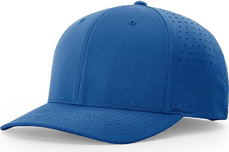 Personalized Embroidered Hat-Richardson 632 Laser Perf R-Flex Adjustable Cap - Royal