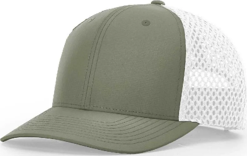 Luxury Cashmere Hat-Richardson 835 Tilikum Caps - Olive White