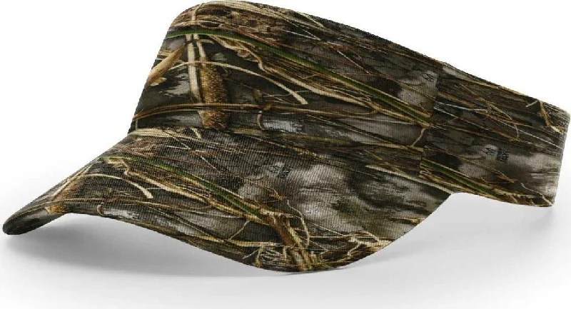 Ultra-Thin Breathable Hat-Richardson 848 Twill Camo Visor - Realtree Max7