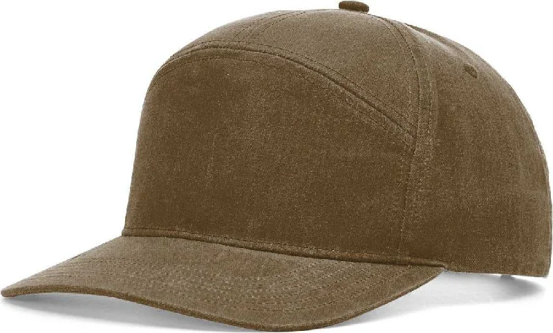 Embroidered Logo Hat-Richardson 937 Pioneer Caps- Buck