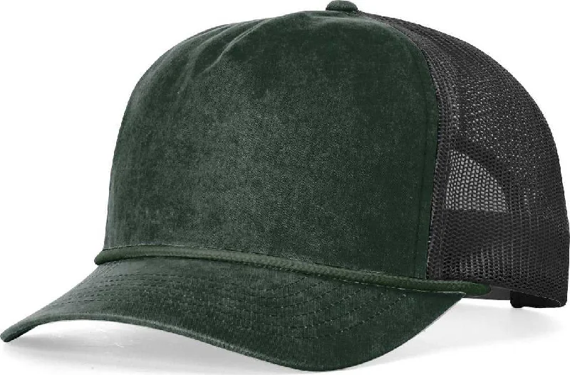 Funky Printed Baseball Hat-Richardson 939 Bachelor Caps- Spruce Light Pewter Pine