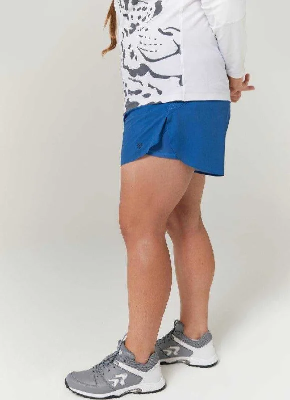 Shorts For Holiday Cheer-RIT-IT Women's Training Shorts 2 in 1 |Be You - Blue