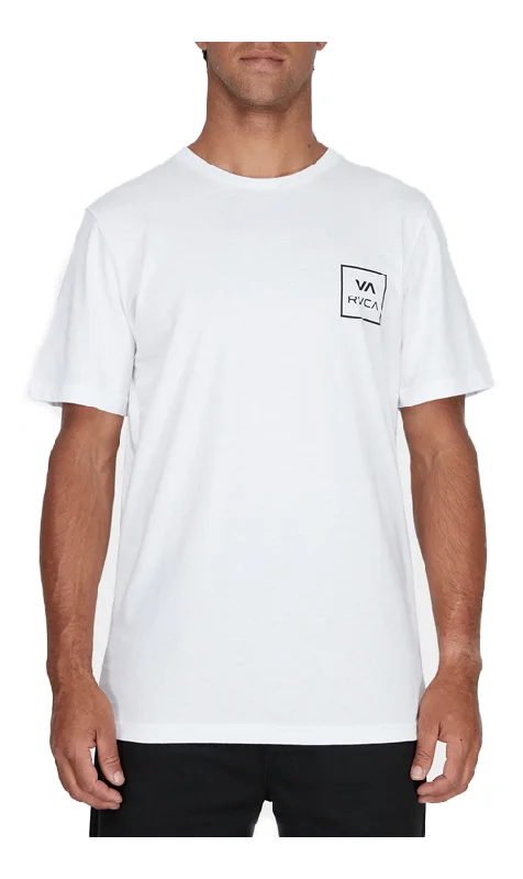 T-Shirt For Snow Days-RVCA All The Ways Mens T-Shirt White