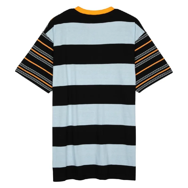 T-Shirt With Abstract Art-Santa Cruz Custom T-Shirt Mini Hand Stripe - Black Stripe