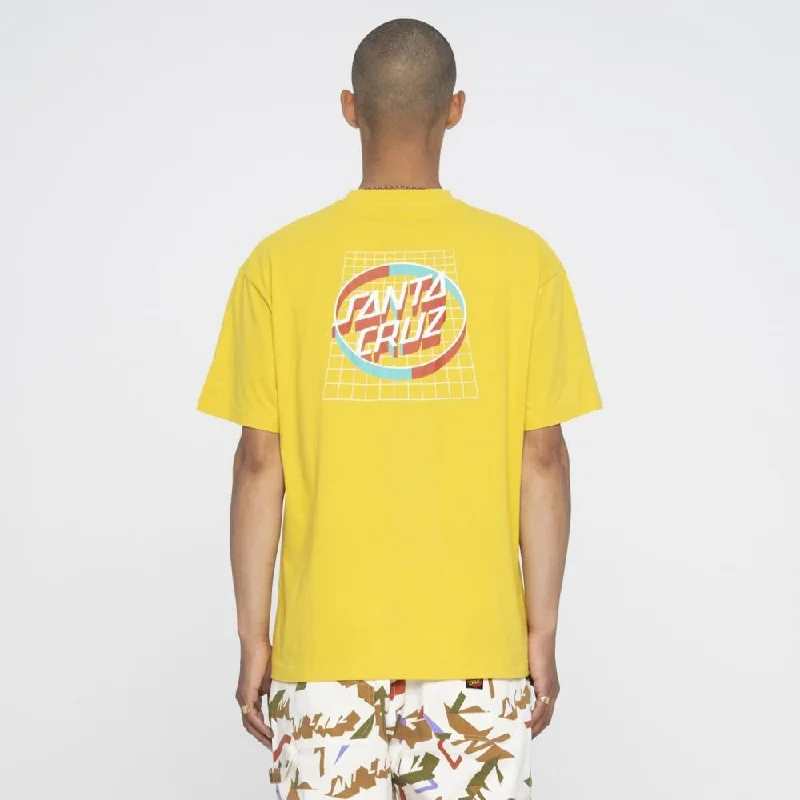 T-Shirt With Tent Life-Santa Cruz T-Shirt Realm Dot T-Shirt - Gold