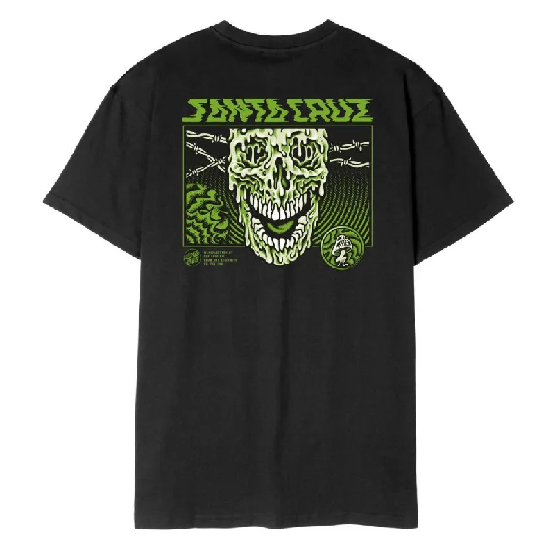 T-Shirt For Pet Rescues-Santa Cruz T-Shirt Toxic Skull - Black