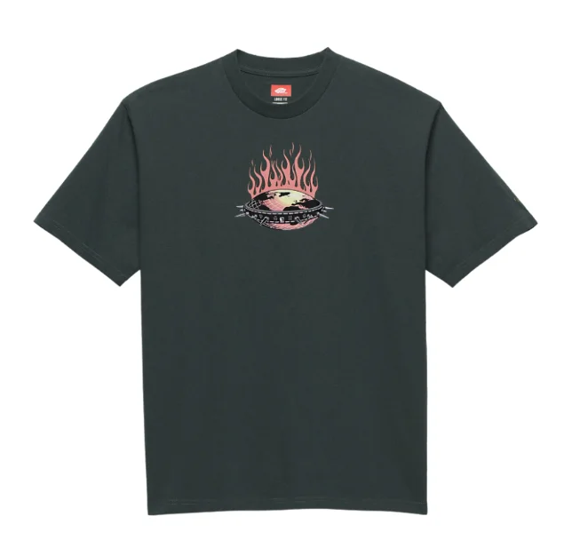 T-Shirt With Lake Prints-Skate Global Dominance Tee | Scarab