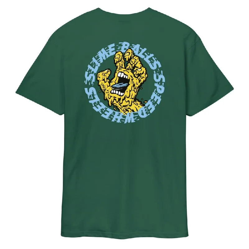 T-Shirt For Holiday Cheer-Slime Balls T-Shirt SB Hand - Alpine Green