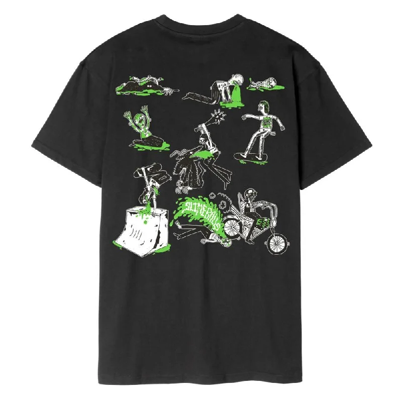 T-Shirt For Birthday Cakes-Slime Balls T-Shirt Scene Report - Black