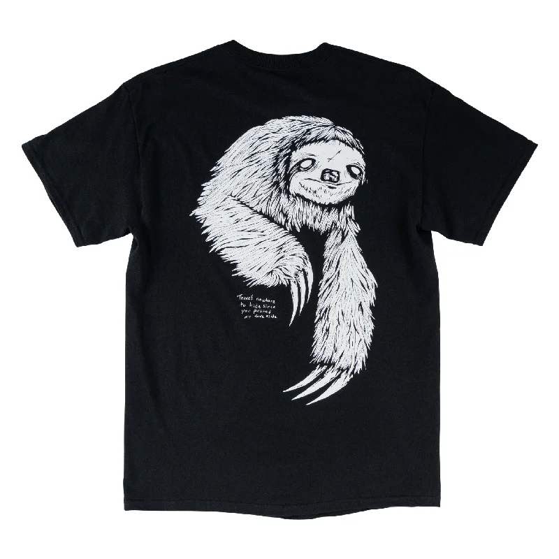 T-Shirt For DJ Mixes-Sloth Tee - Black/White