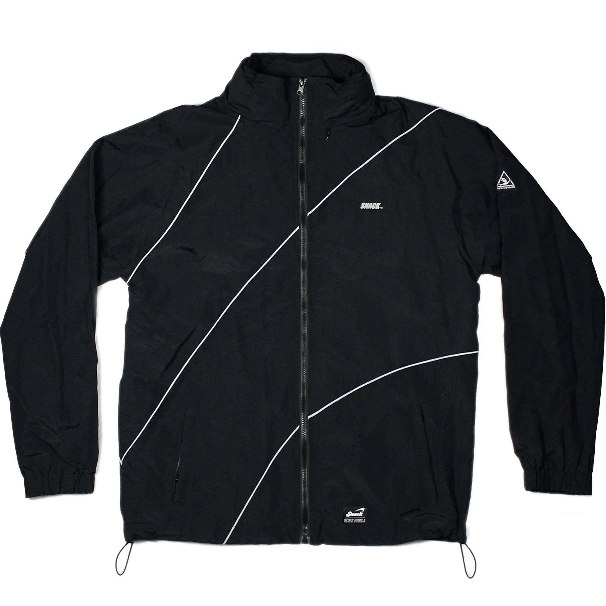 Snack Alive Wave Wind Breaker - Black/Reflective