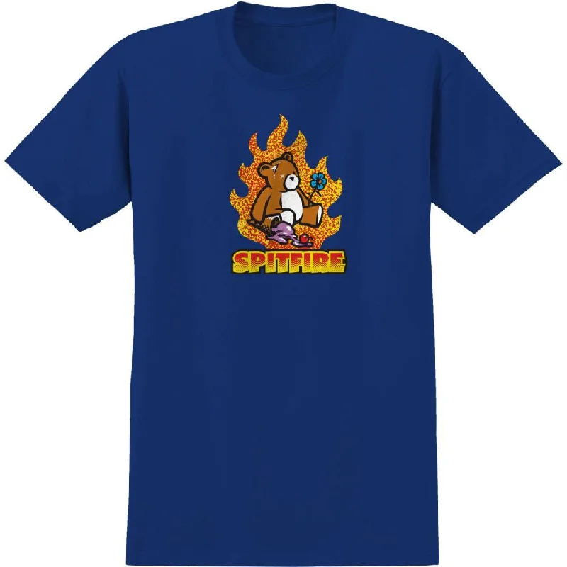 T-Shirt With BBQ Themes-Spitfire T-Shirt Lil Beatdowns - Royal