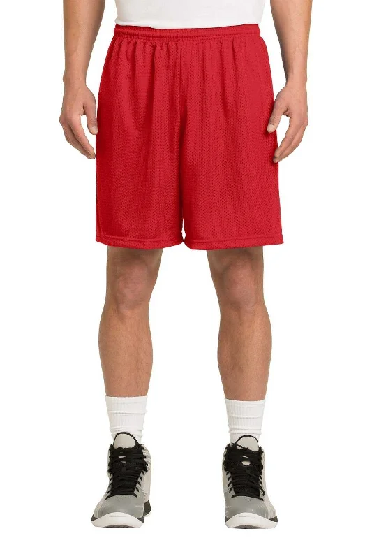 Shorts For Gaming Clans-Sport-Tek ST510 PosiCharge Classic Mesh Short - True Red