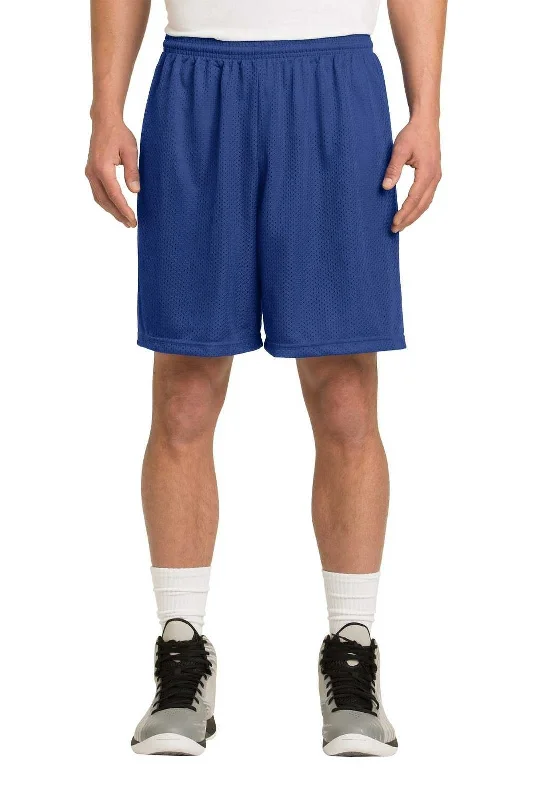 Shorts With Anime Characters-Sport-Tek ST510 PosiCharge Classic Mesh Short - True Royal