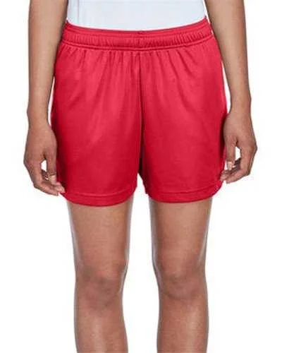 Shorts For Soccer Enthusiasts-Team 365 TT11SHW Ladies' Zone Performance Short - Sport Red