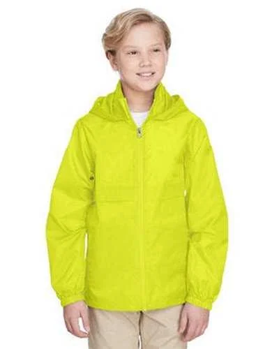 Team 365 TT73Y Youth Zone Protect Lightweight Jacket - Safety Yellow