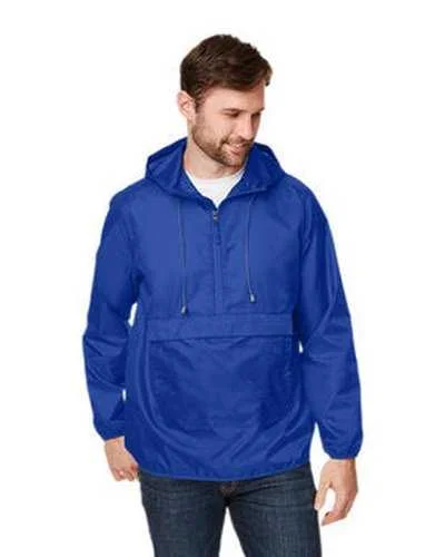 Team 365 TT77 Adult Zone Protect Packable Anorak Jacket - Sport Royal