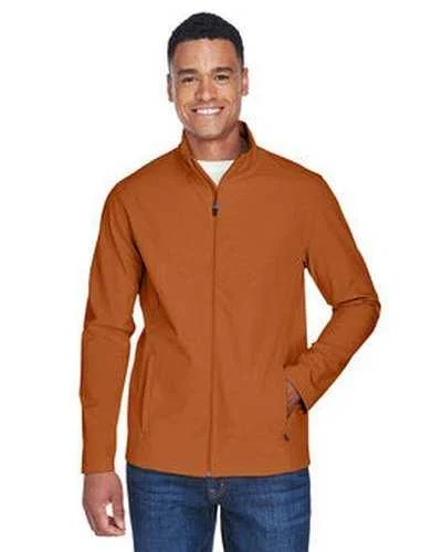 Team 365 TT80 Men's Leader Soft Shell Jacket - Sport Burnt Orange