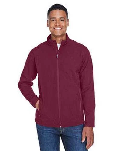 Team 365 TT80 Men's Leader Soft Shell Jacket - Sport Maroon