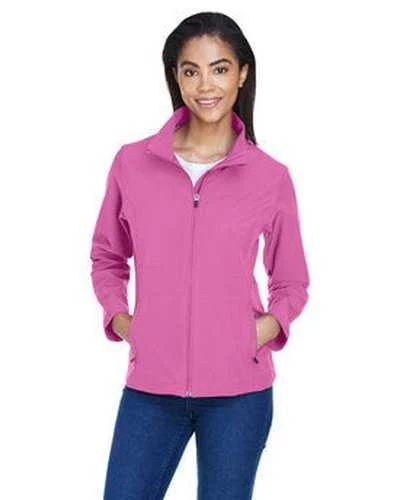 Team 365 TT80W Ladies' Leader Soft Shell Jacket - Sportcharity Pink