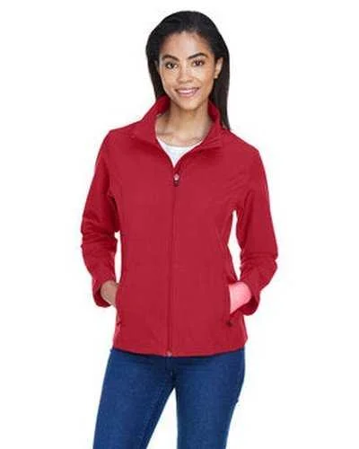 Team 365 TT80W Ladies' Leader Soft Shell Jacket - Sportscarlet Red