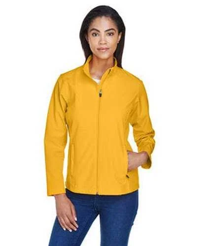 Team 365 TT80W Ladies' Leader Soft Shell Jacket - Sport Athletic Gold