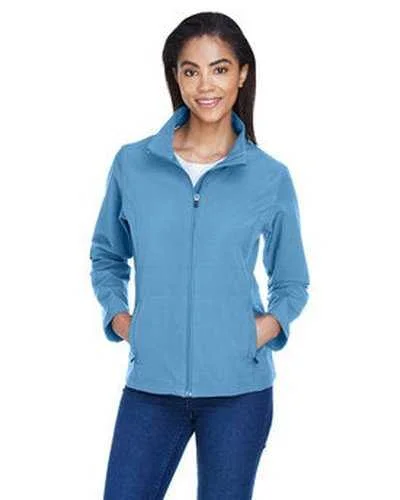 Team 365 TT80W Ladies' Leader Soft Shell Jacket - Sport Light Blue