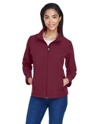 Team 365 TT80W Ladies' Leader Soft Shell Jacket - Sport Maroon