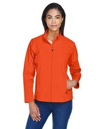 Team 365 TT80W Ladies' Leader Soft Shell Jacket - Sport Orange