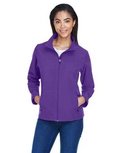 Team 365 TT80W Ladies' Leader Soft Shell Jacket - Sport Purple