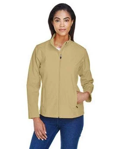 Team 365 TT80W Ladies' Leader Soft Shell Jacket - Sport Vegas Gold