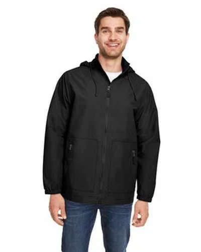 Team 365 TT87 Unisex Zone Hydrosport Storm Flap Jacket - Black