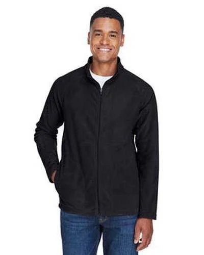 Team 365 TT90 Men's Campus Microfleece Jacket - Black