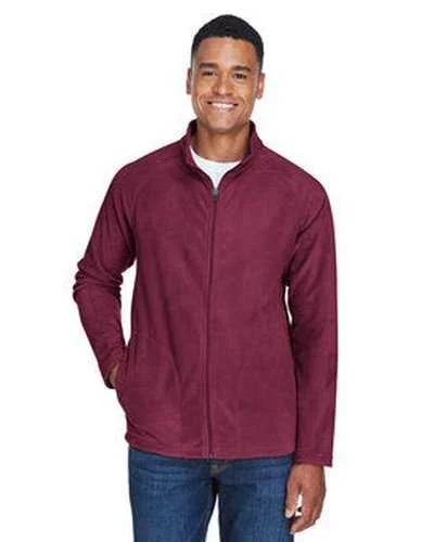 Team 365 TT90 Men's Campus Microfleece Jacket - Sport Maroon