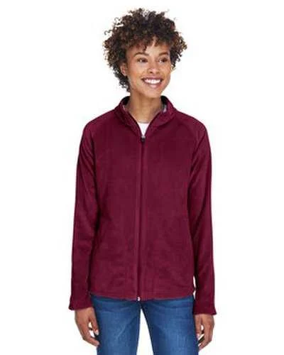 Team 365 TT90W Ladies' Campus Microfleece Jacket - Sport Maroon