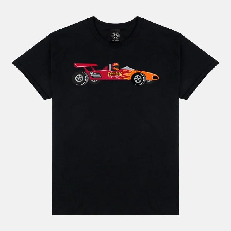 T-Shirt With Streaming Life-Thrasher T-Shirt Racecar - Black