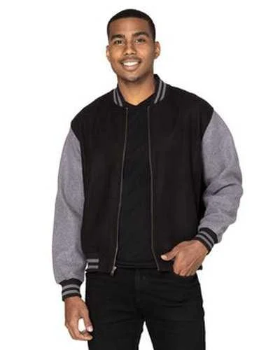 Threadfast Apparel 364J Unisex Legend Jacket - Black Charcoal Heather