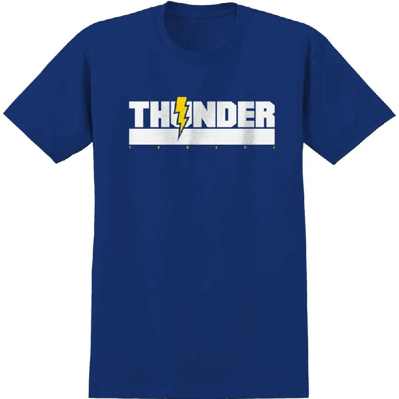 T-Shirt With Food Truck Art-Thunder T-Shirt Varsity - Royal