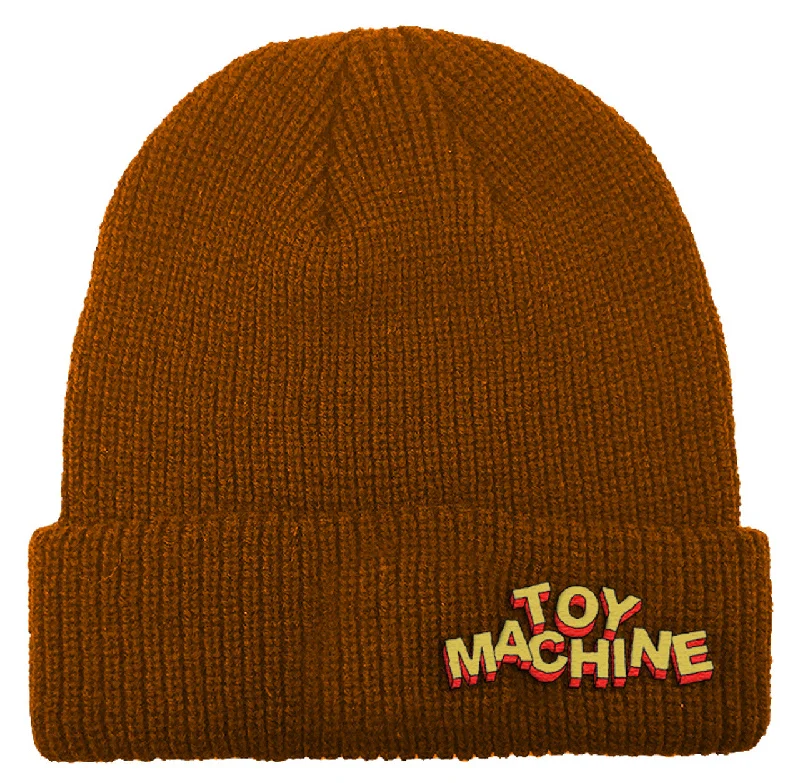 Signature Brand Hat-Toy Machine Hirotext Beanie Brown