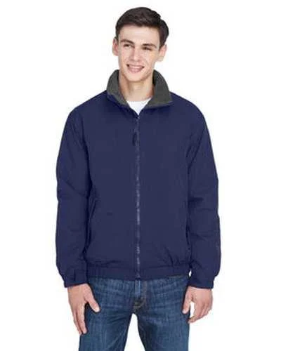 Ultraclub 8921 Adult Adventure All-Weather Jacket - Navy Charcoal