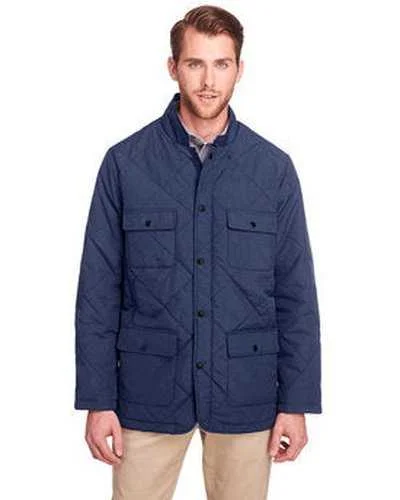 Ultraclub UC708 Men's Dawson QuiLIGHTed Hacking Jacket - Navy