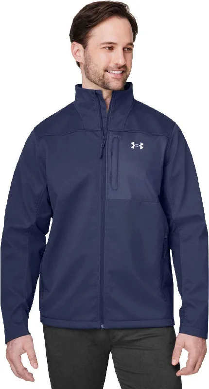 Under Armour 1371586 Men's Coldgear Infrared Shield 2.0 Jacket - Midnight Navy White