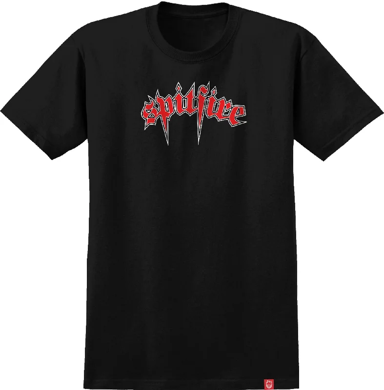 T-Shirt With Coastal Waves-Venom Tee | Black/Red