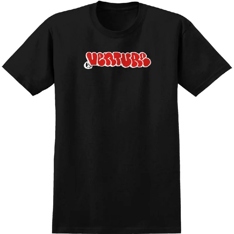 T-Shirt For Drum Beats-Venture T-Shirt Throw - Black / Red / White