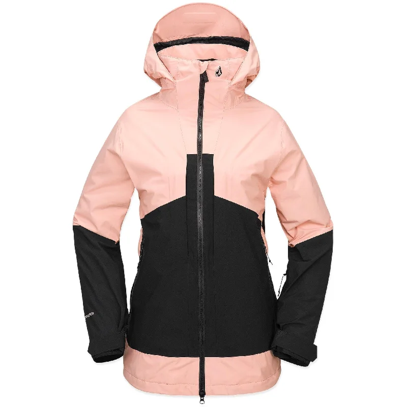 Volcom Womens At Stretch Gore-Tex Jacket Coral Haze 2025